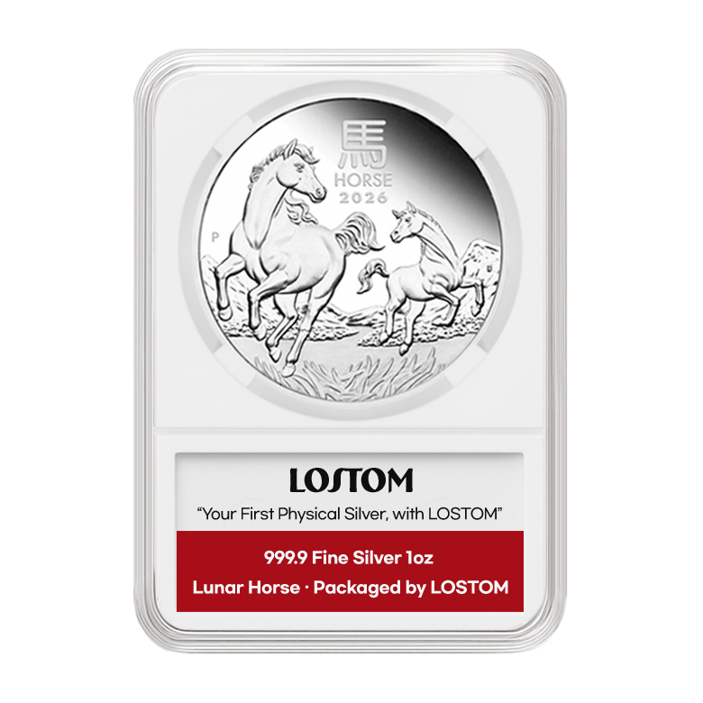 로스톰 2026 호주 루나 호스 1온스 은화 9999 포나인 실버불리언 코인