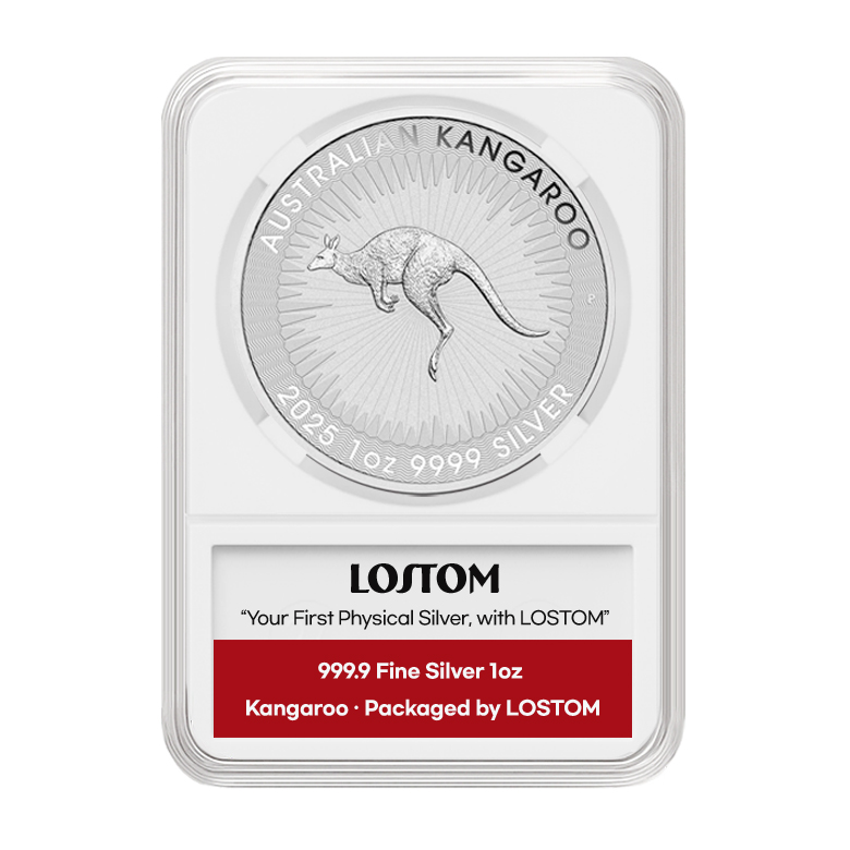 로스톰 2025 호주 캥거루 1온스 은화 9999 포나인 실버코인 블리온주화