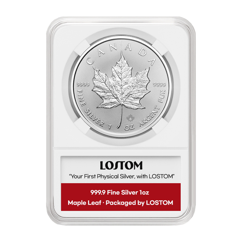 로스톰 2025 캐나다 메이플리프 1온스 은화 9999 포나인 실버불리언 코인 은시세