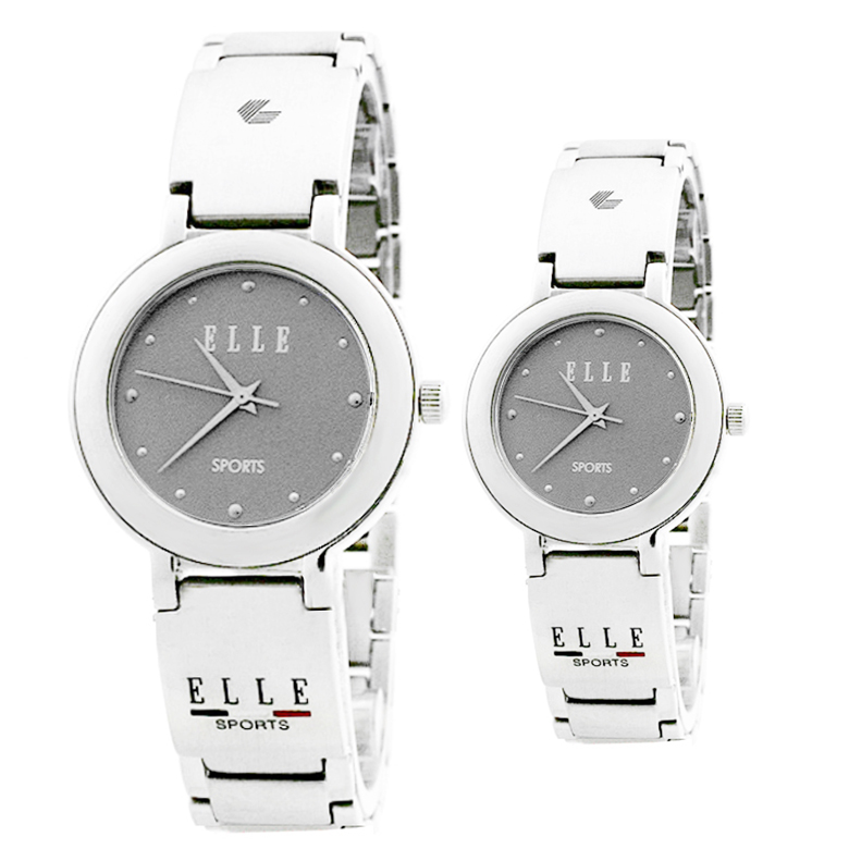 엘르시계 ELLE시계 메탈 아날로그시계 남성용 여성용 ES014 그레이